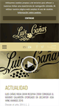 Mobile Screenshot of luiscanas.com
